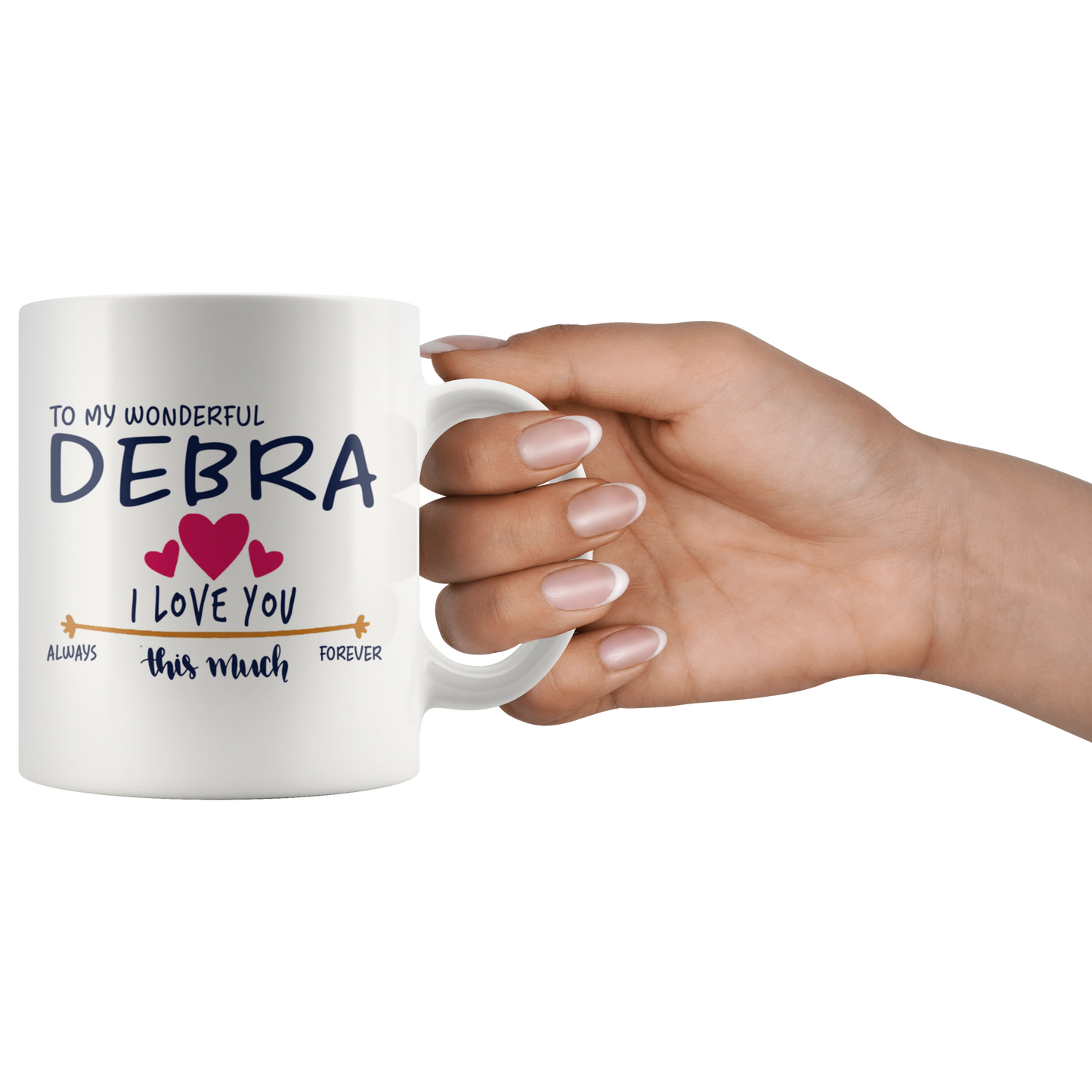 M-20477777-sp-18682 - Mother Day Gift For Wife Coffee Mug - To My Wonderful Debra