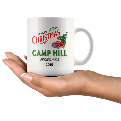 ND20701848-sp-17025 - Merry Christmas 2019 Ceramic Mug Camp Hill Pennsylvania Stat