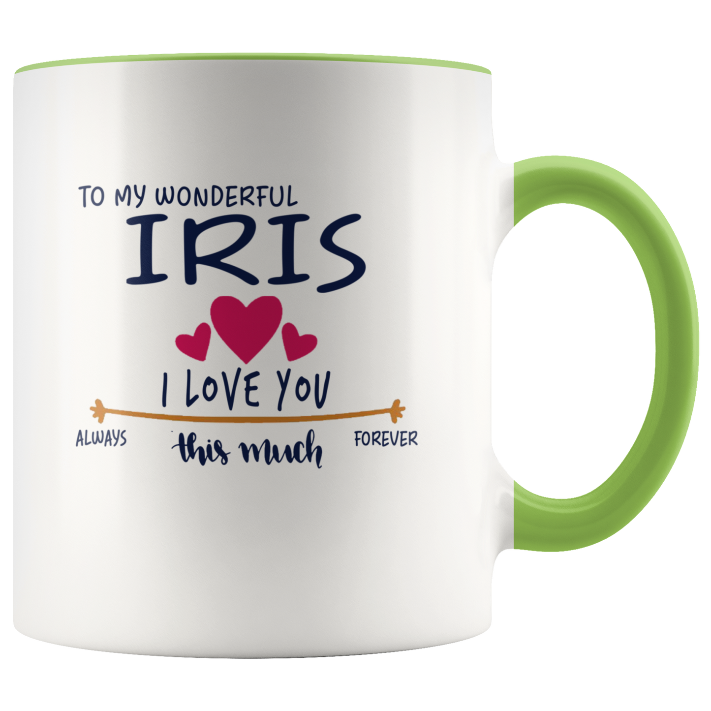 M-21259220-sp-22826 - Valentines Day Coffee Mug With Name Iris - To My Wonderful I