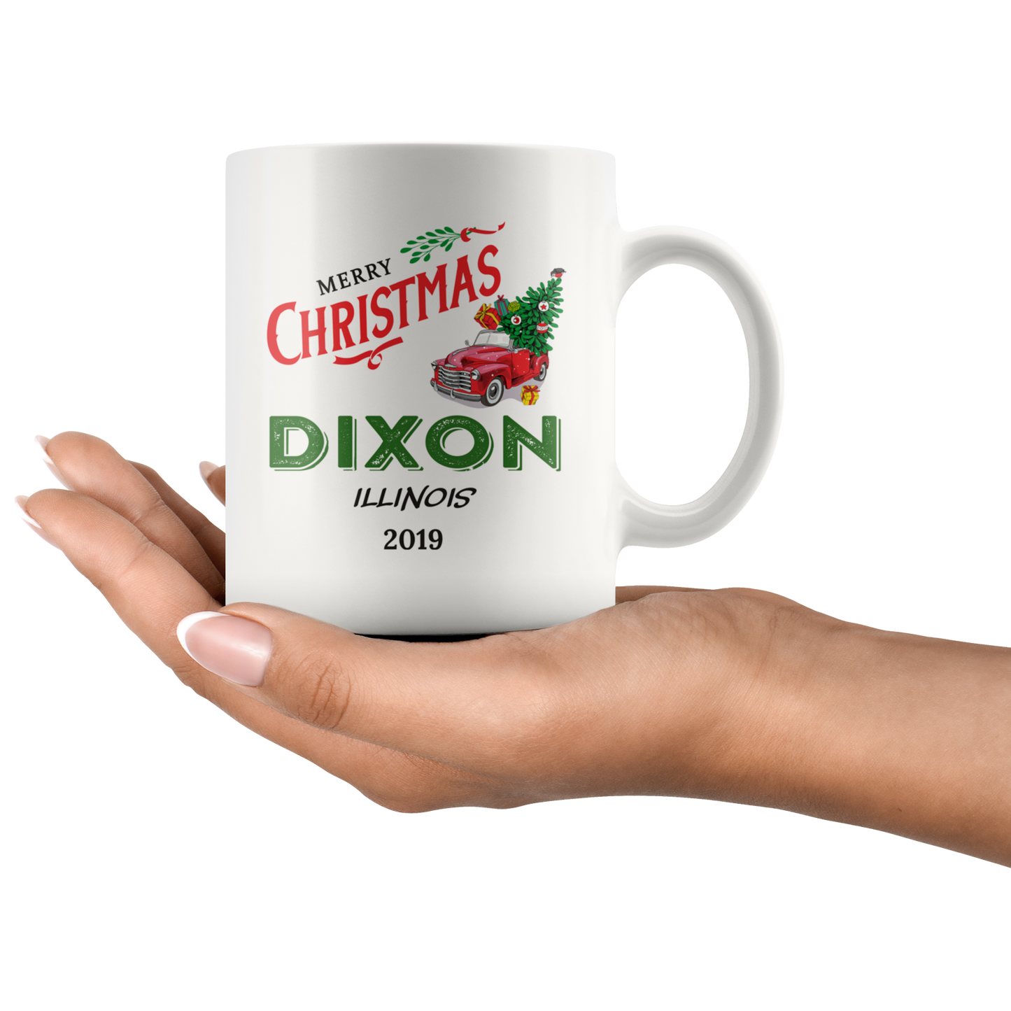 ND20746903-sp-19680 - 2019 Merry Christmas Mug Dixon Illinois State - Bringing Hom