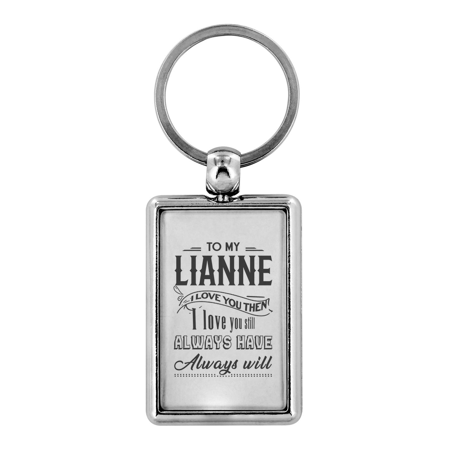 KC-21246038-sp-30473 - [ Lianne | 1 | 1 ] (TL_Keychain) Keychain For Boyfriend With Name Lianne - To My Lianne I Lov
