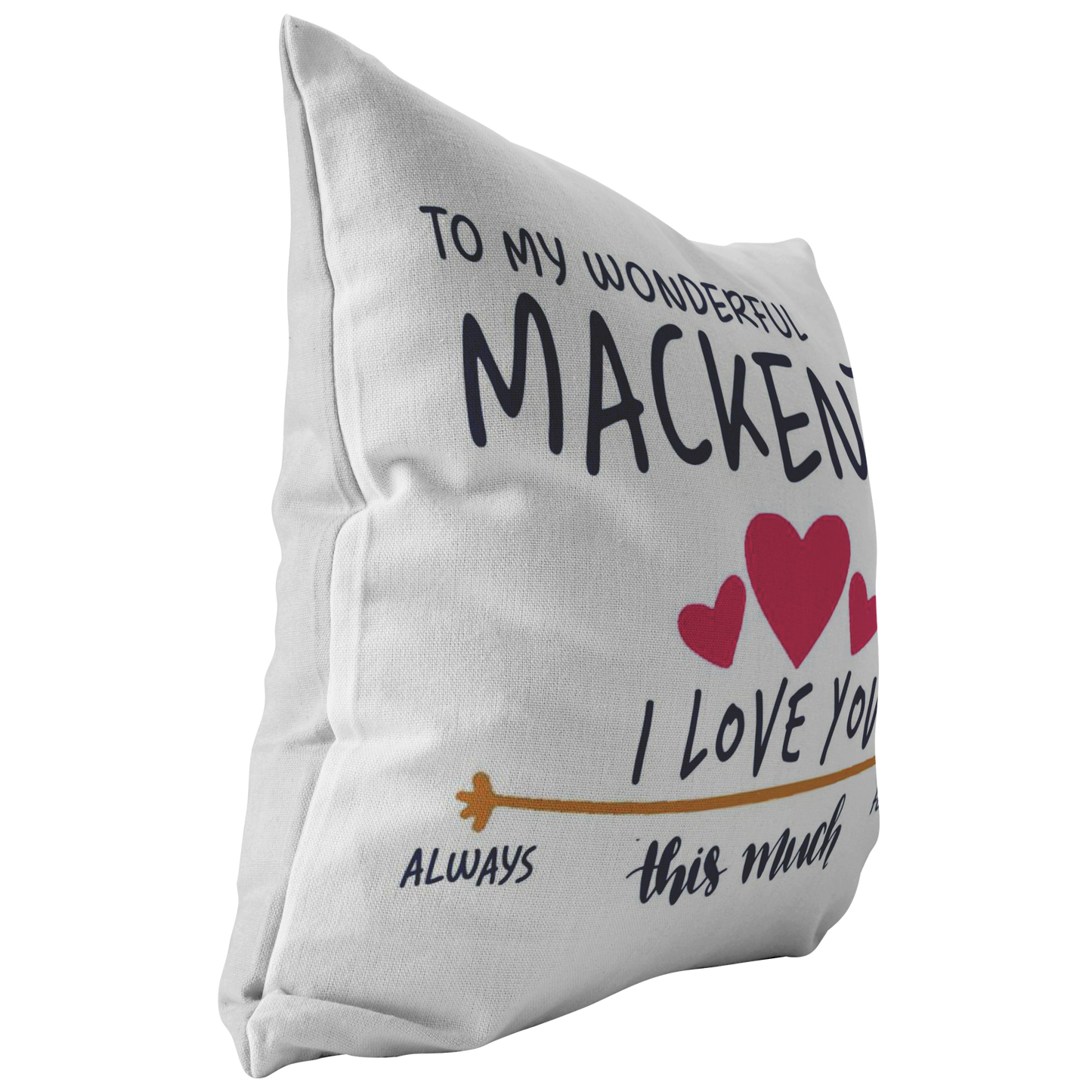 PL-21251588-sp-28897 - [ Mackenzie | 1 | 1 ] (PI_ThrowPillowCovers) Valentines Day Pillow Covers 18x18 - to My Wonderful Mackenz