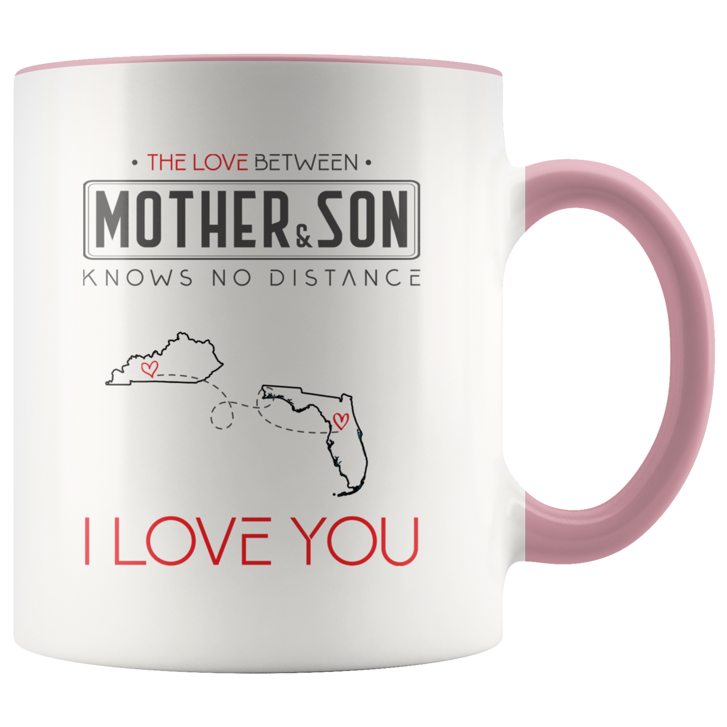 cust_80801_8141-sp-23570 - [ Kentucky | Florida ]Mother And Son Mug 11 oz - The Love Between Mother And Son K