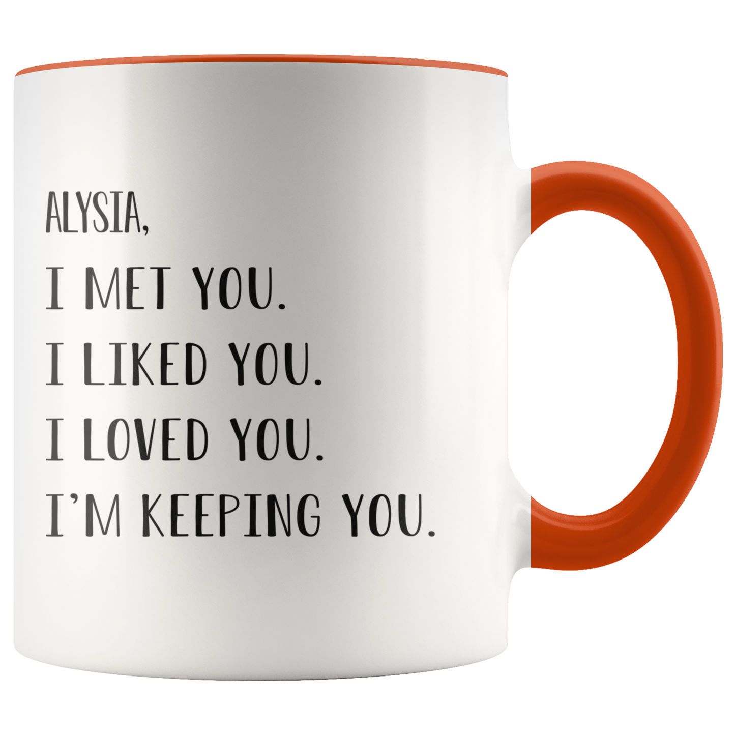 MUG01221292402-sp-22999 - Valentine Day Coffee Mug For Alysia - I Met You, I Like You,
