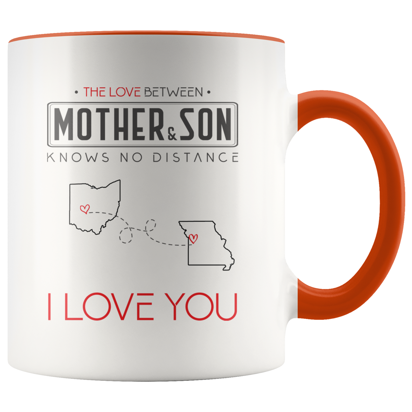 ND-21315656-sp-23390 - Mom And Son Accent Mug 11 oz Red - The Love Between Mother A