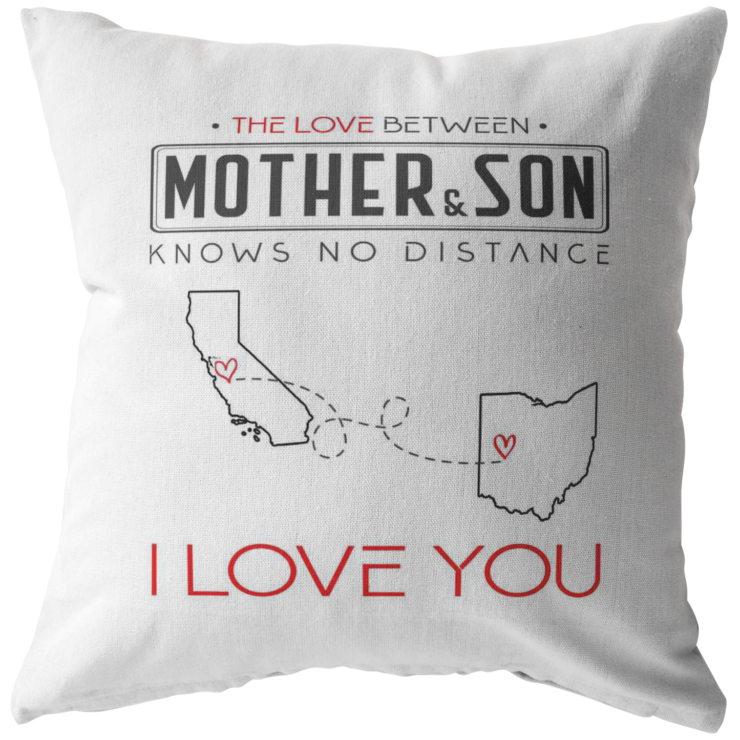 ND-pl20419406-sp-25816 - [ California | Ohio | 1 ] (PI_ThrowPillowCovers) Mothers Day Gifts For Mom - The Love Between Mother  Son K