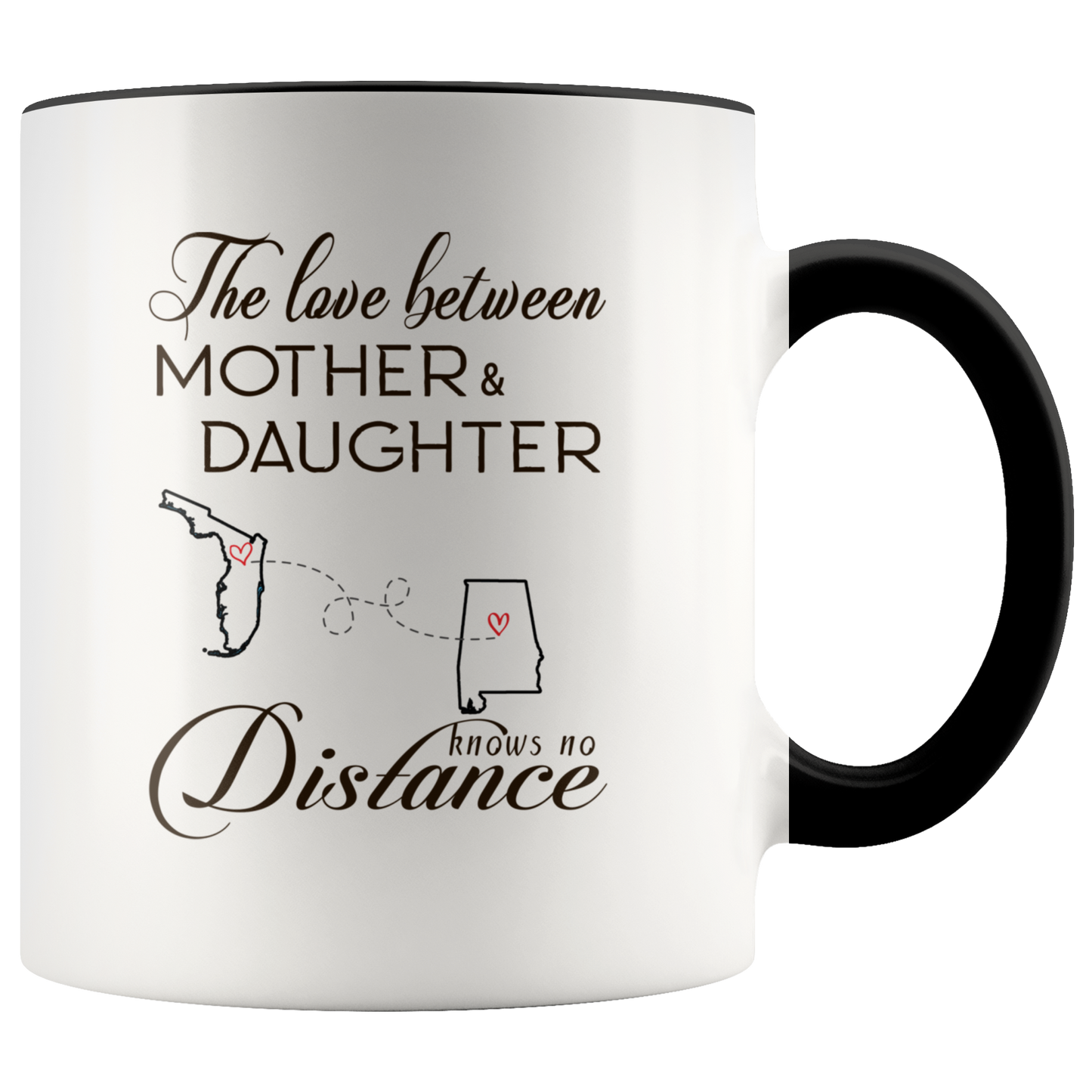 ND-21334465-sp-23396 - Long Distance Accent Mug 11 oz Red - The Love Between Mother