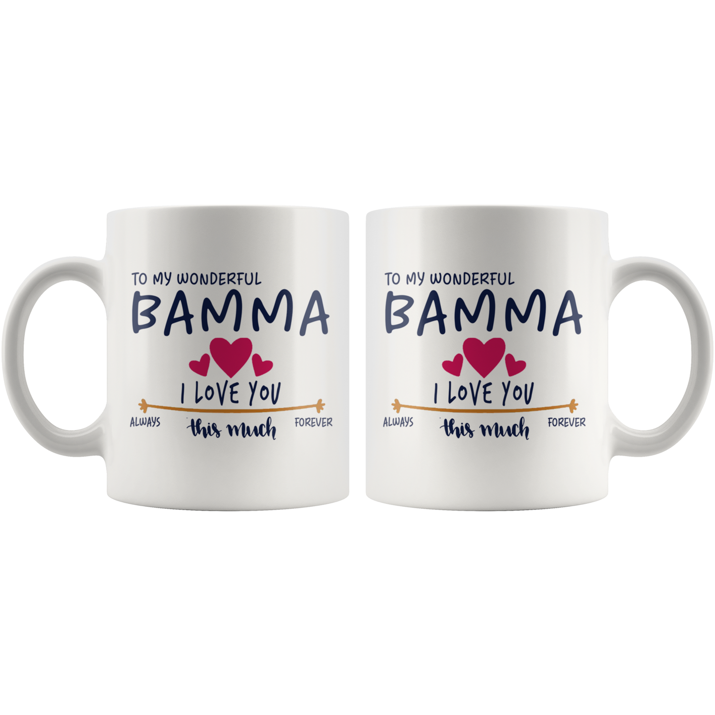 M-20470331-sp-26527 - [ Bamma | 1 ] (mug_11oz_white) Valentines Day Mug Gifts For Father, Mother, Grandfather, Gr