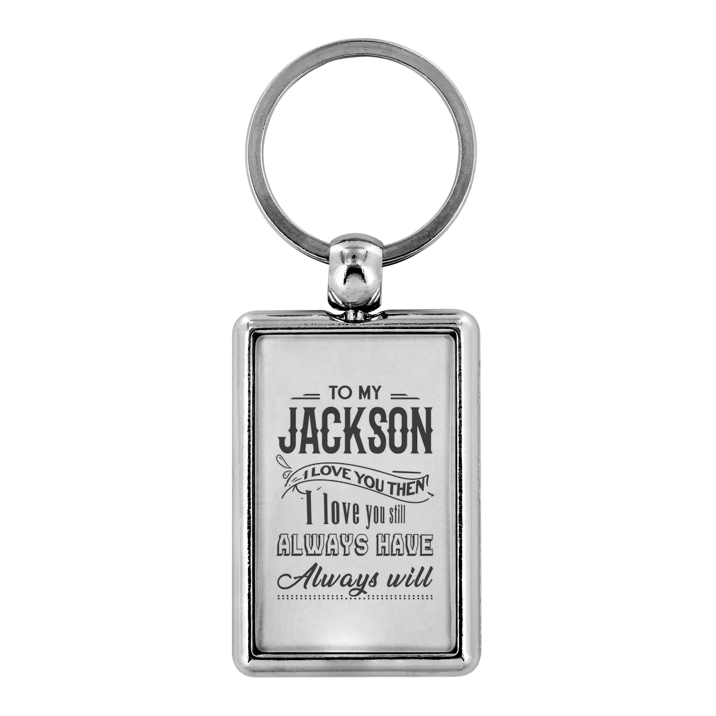 KC-21245235-sp-23385 - Keychain For Boyfriend With Name Jackson - To My Jackson I L