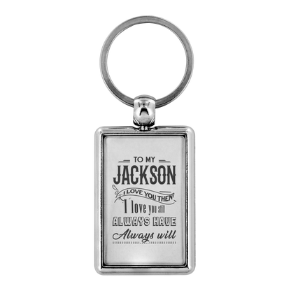 KC-21245235-sp-23385 - Keychain For Boyfriend With Name Jackson - To My Jackson I L