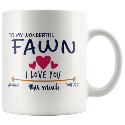 M-20754026-sp-18458 - Romantic Gifts For Him And Her - To My Wonderful Fawn I Love