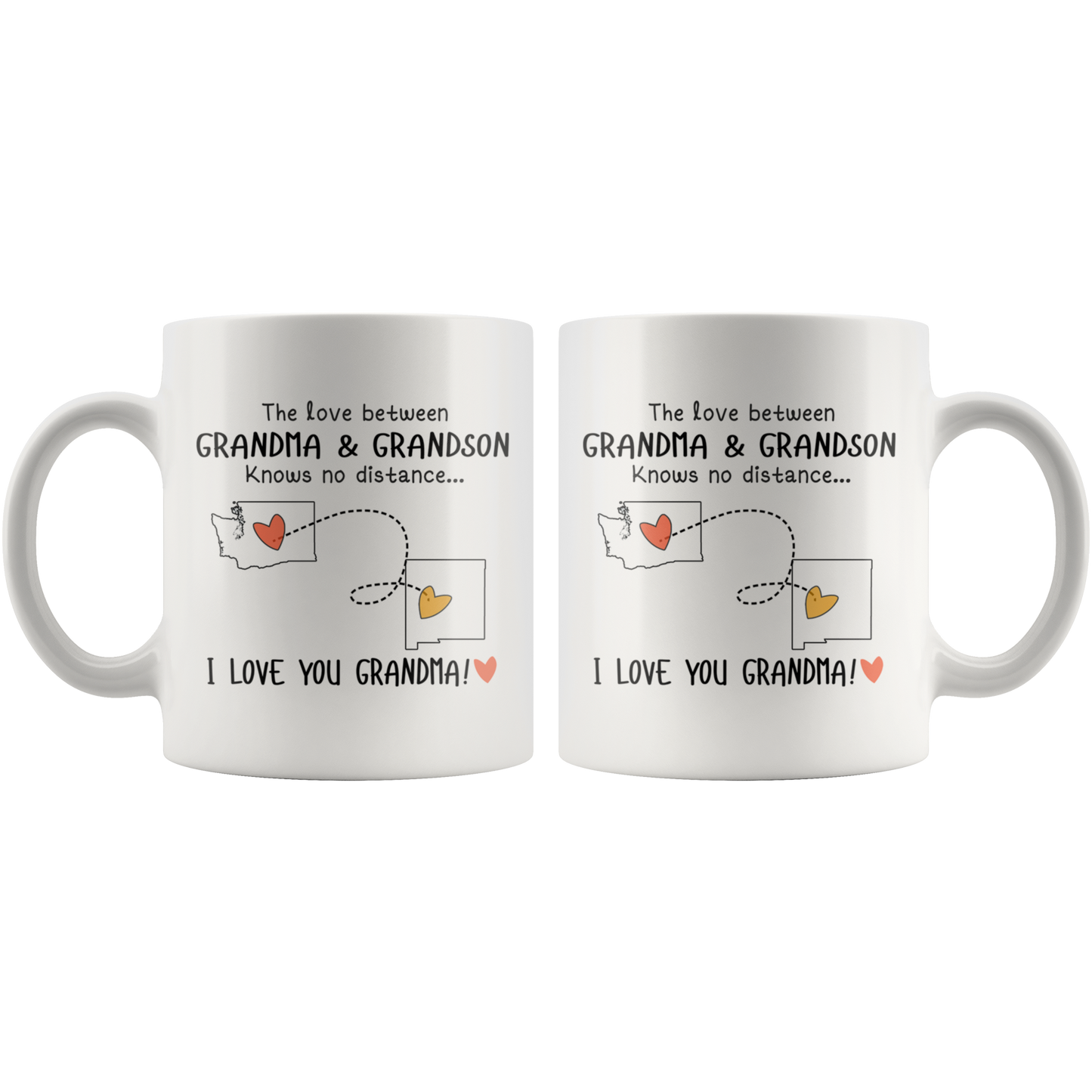 HNV-CUS-GRAND-sp-26887 - [ Washington | New Mexico ] (mug_11oz_white) Mothers Day Gifts Personalized Mother Day Gifts Coffee Mug F