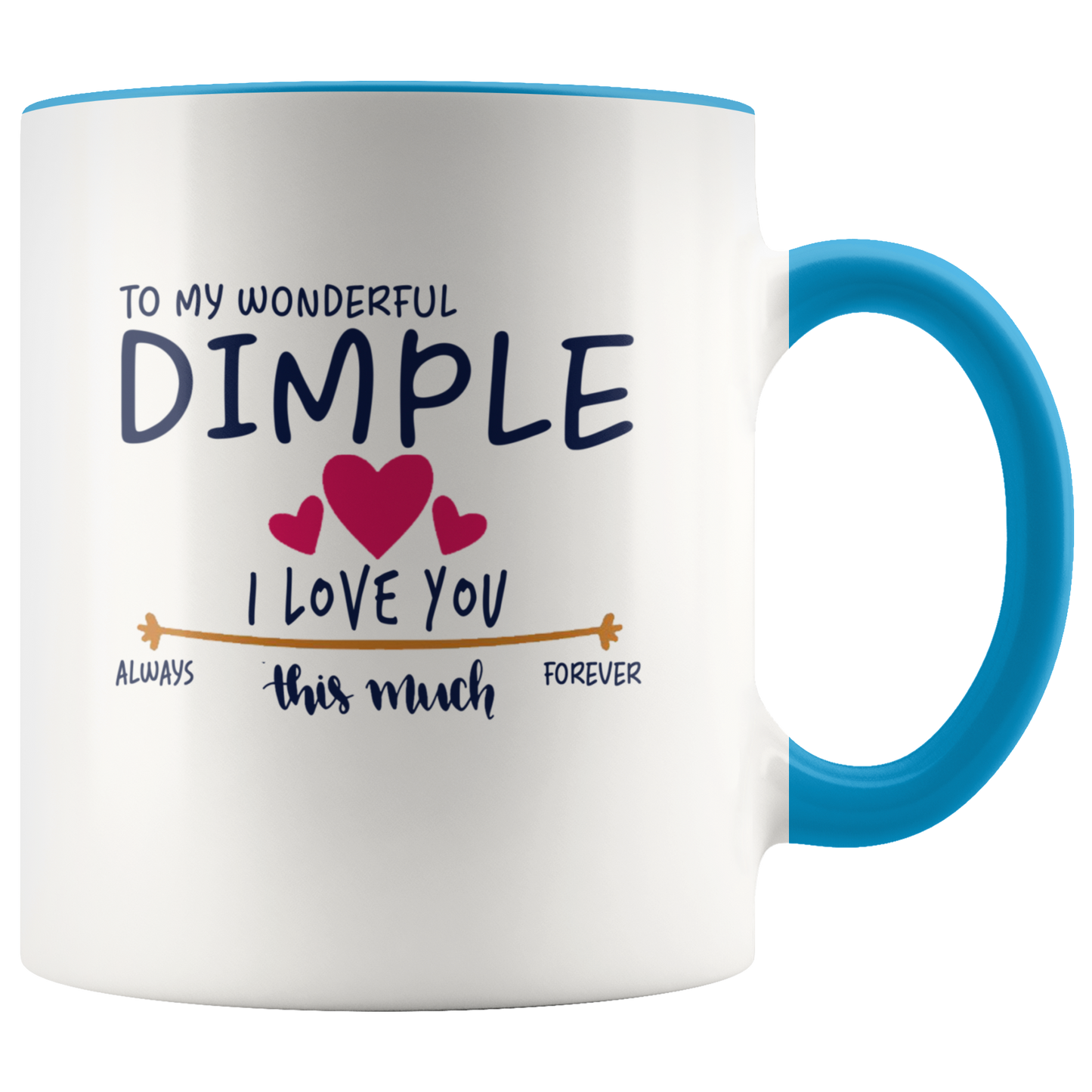M-21260451-sp-23306 - Valentines Day Coffee Mug With Name Dimple - To My Wonderful