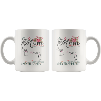 M-20321571-sp-23681 - [ Michigan | Florida ]Personalized Mothers Day Coffee Mug - My Mom Forever Never A