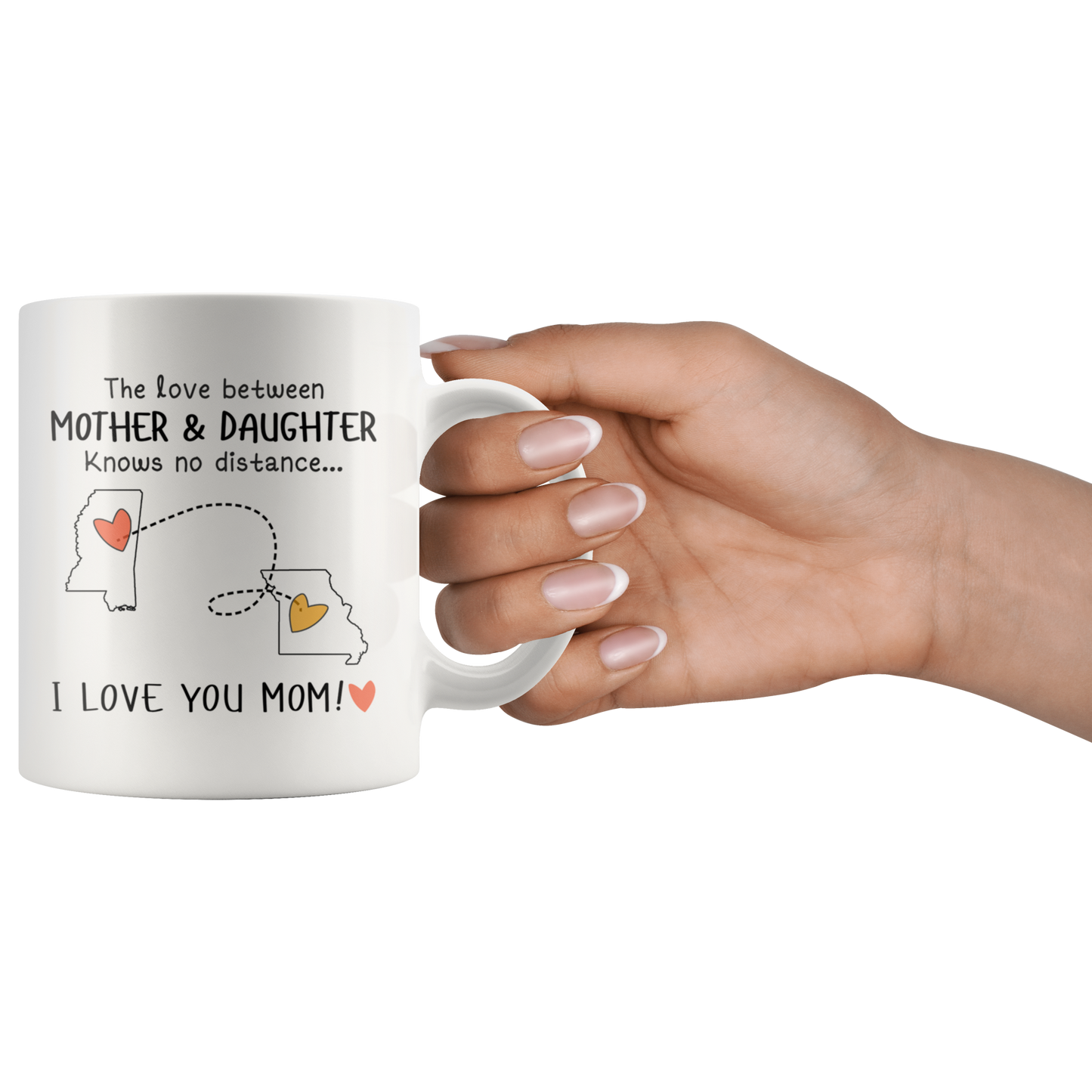 HNV-CUS-GRAND-sp-25926 - [ Mississippi | Missouri ] (mug_11oz_white) Mothers Day Gifts Personalized Mother Day Gifts Coffee Mug F