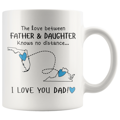 HNV-CUS-GRAND-sp-23613 - [ Florida | Virginia ]Fathers Day Gifts Personalized Fathers Day Gifts Coffee Mug