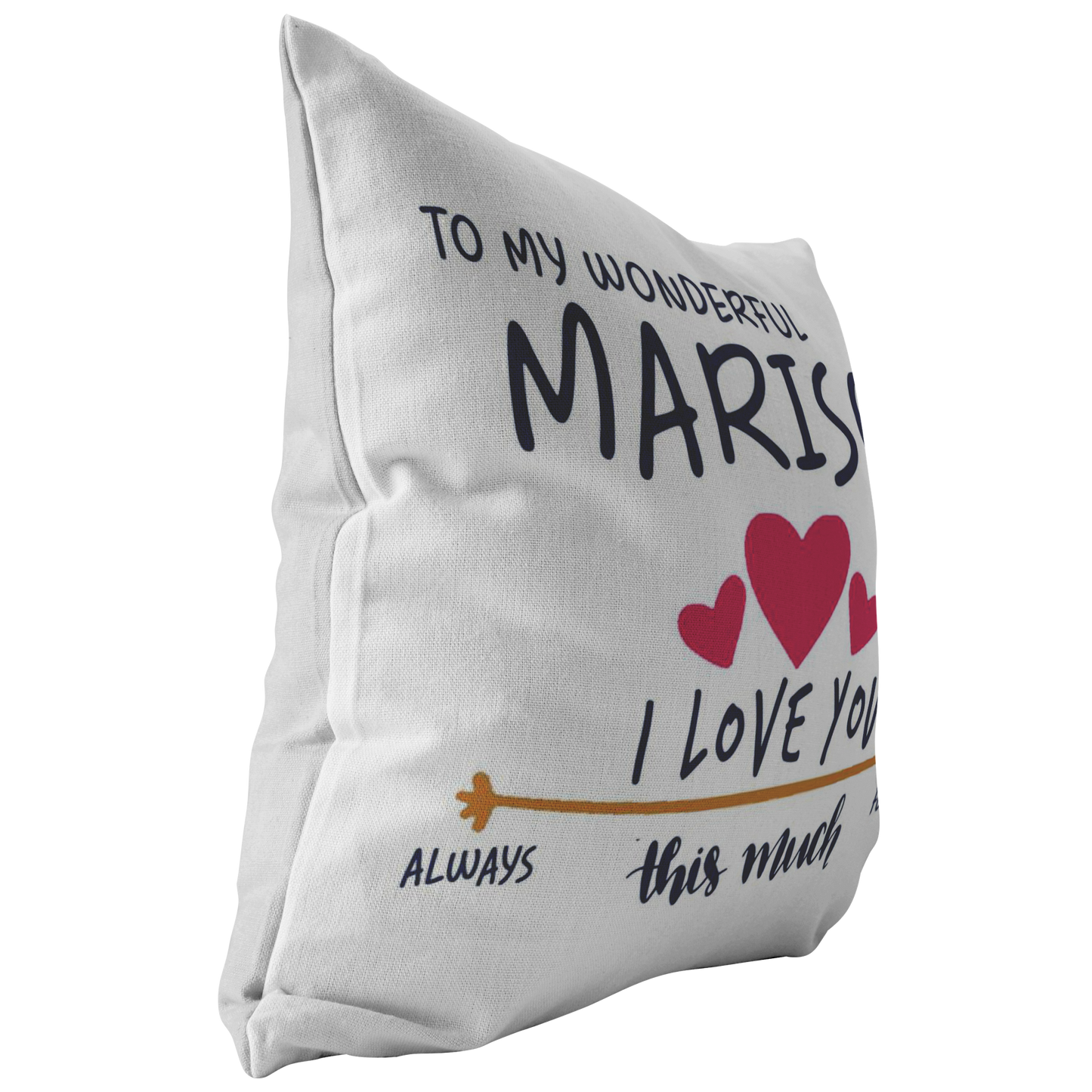 PL-21251231-sp-29997 - [ Marisol | 1 | 1 ] (PI_ThrowPillowCovers) Valentines Day Pillow Covers 18x18 - to My Wonderful Marisol
