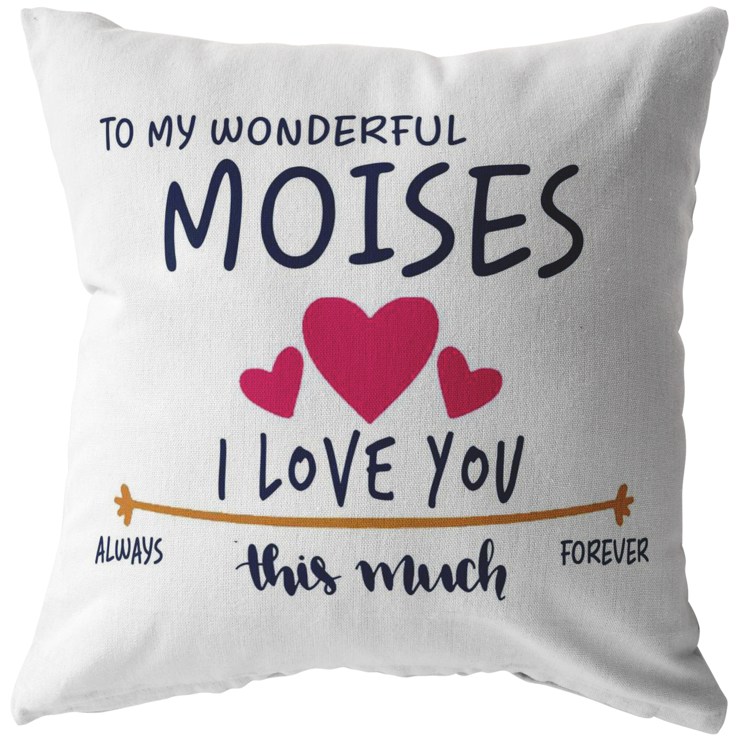 PL-21252691-sp-23918 - [ Moises | 1 | 1 ]Valentines Day Pillow Covers 18x18 - to My Wonderful Moises