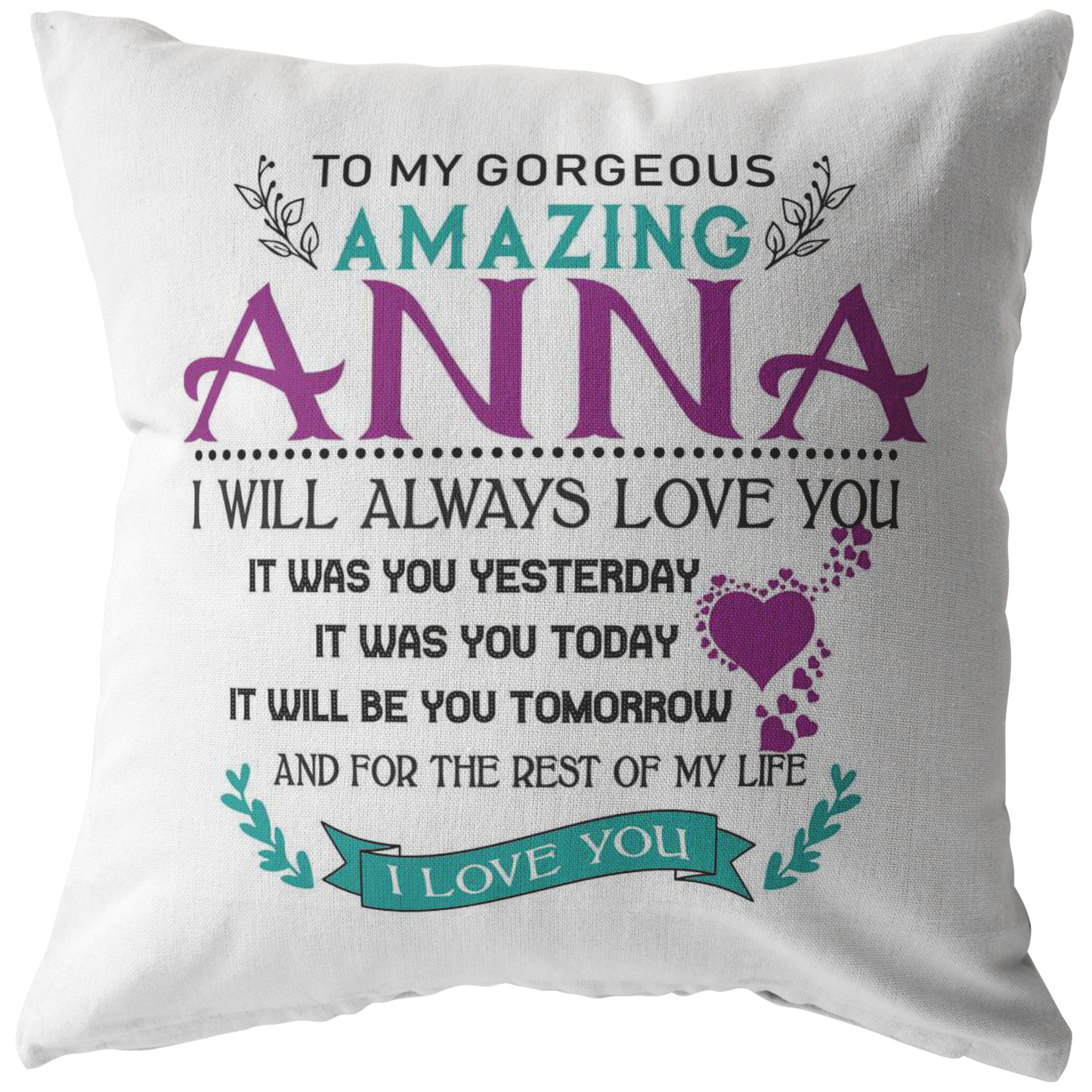 P-20414641-sp-15496 - FamilyGift for Her - to My Gorgeus Amazing Anna I Will Alway