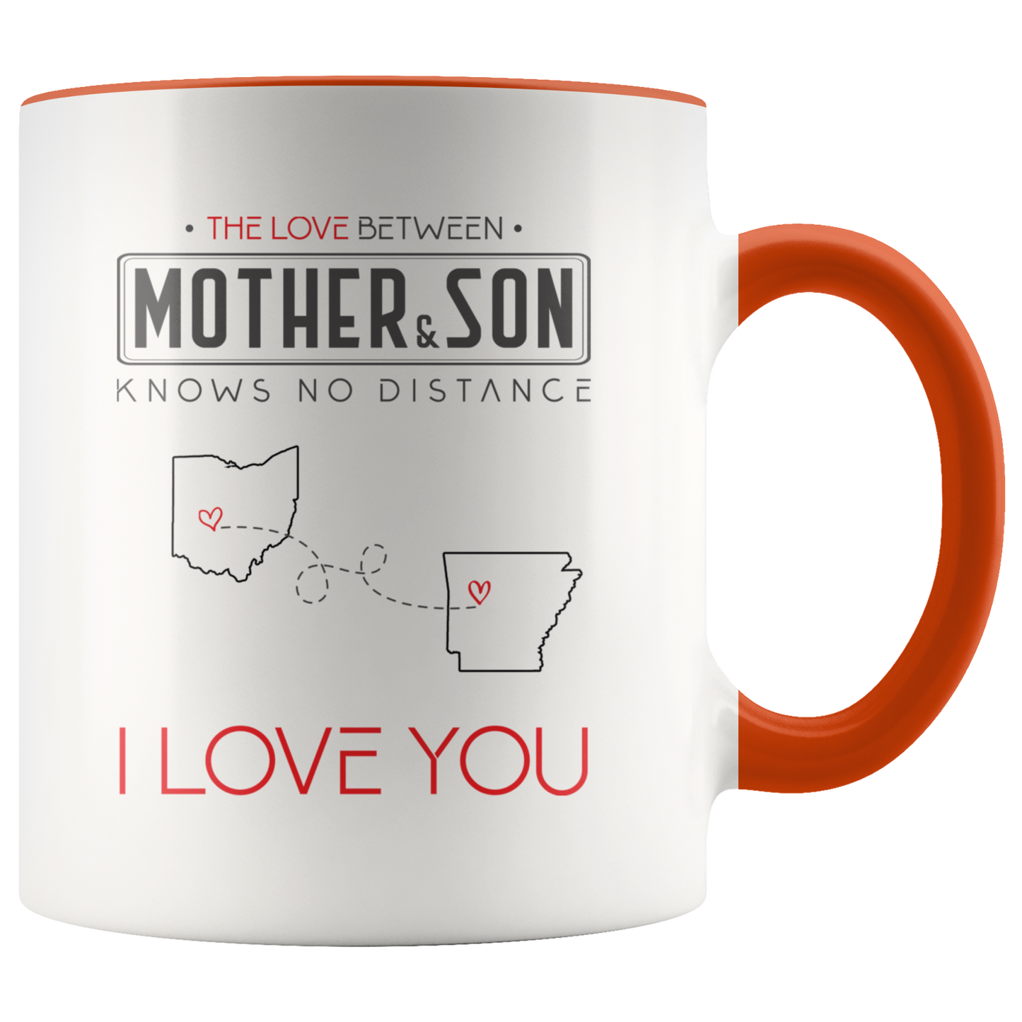 ND-21315669-sp-23366 - Mom And Son Accent Mug 11 oz Red - The Love Between Mother A