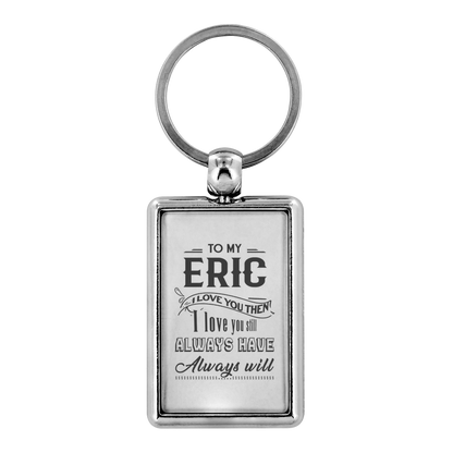 KC-21244636-sp-22614 - Keychain For Boyfriend With Name Eric - To My Eric I Love Yo