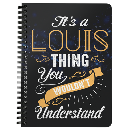 NBook20800654-sp-16751 - Unique Back To School Notebooks Gift For Louis - It's a Loui