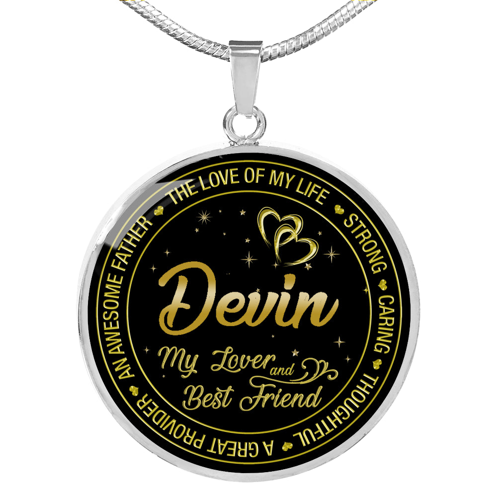RL-20320156--sp-22946 - Necklace for Devin Wife - The Love of My Life Strong Caring