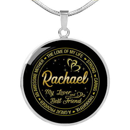 RL-21308560-sp-22757 - FamilyGift Necklace with Name Wife Rachael - The Love of My