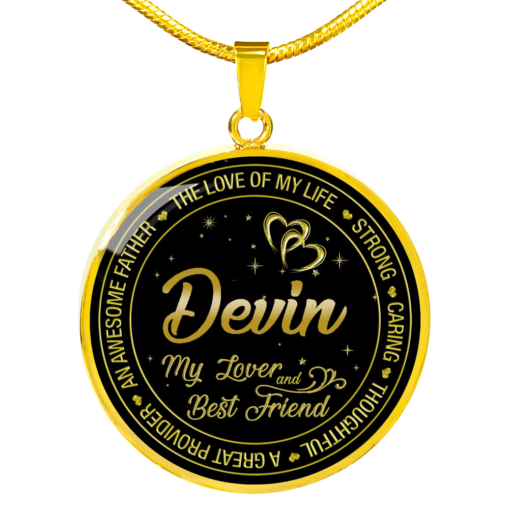 RL-20320156--sp-22946 - Necklace for Devin Wife - The Love of My Life Strong Caring
