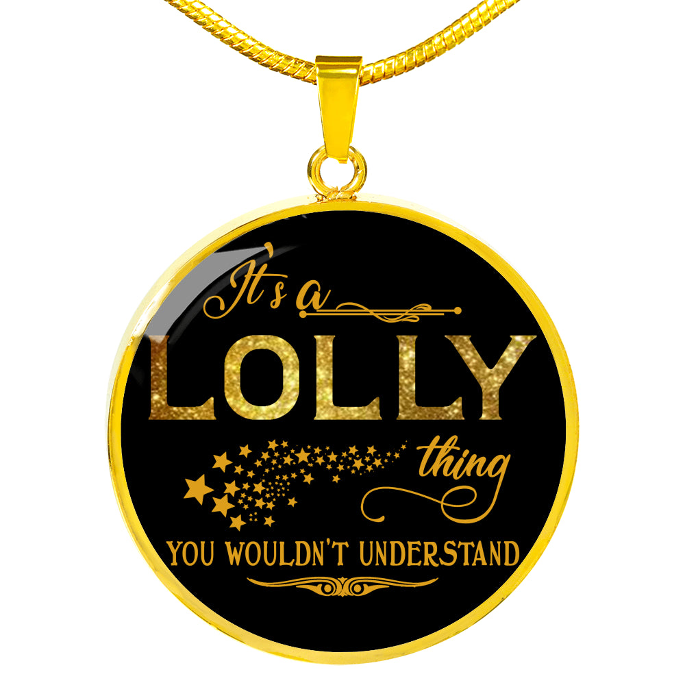 RNL-20341559--sp-36971 - [ Lolly | 1 ] (round_necklace) Christmas Necklace Gift for Mom Grandma Wife Girlfriend - Na