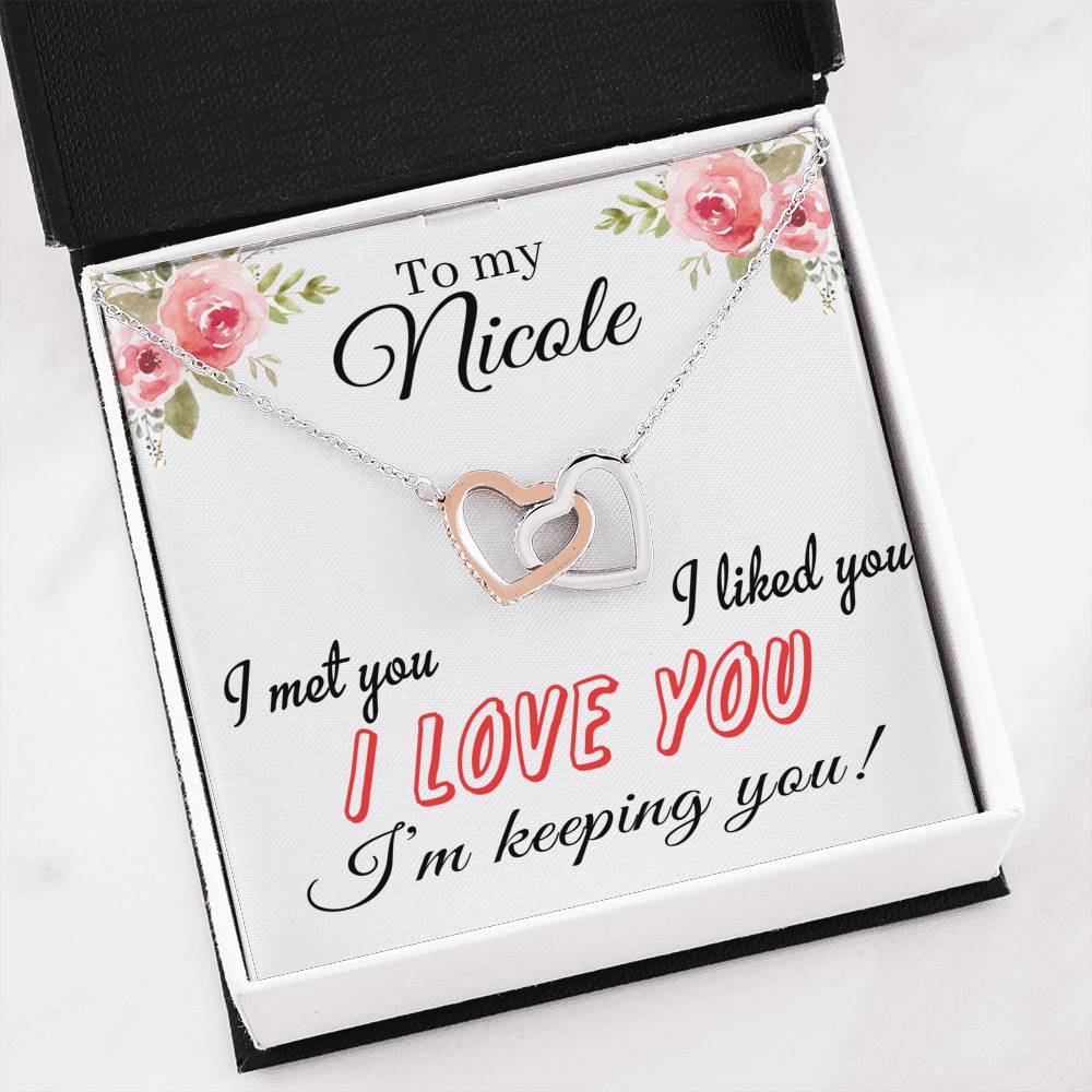 RN-21286612-sp-22347 - FamilyGift Valentines Day Necklaces for Her - to My Nicole I
