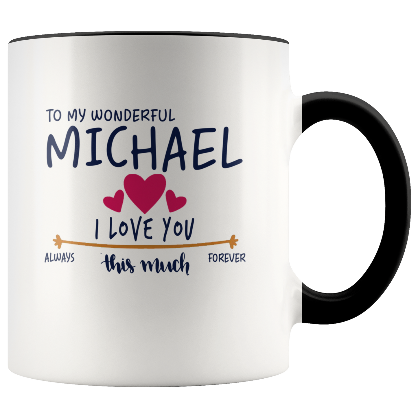 M-21259685-sp-23195 - Valentines Day Coffee Mug With Name Michael - To My Wonderfu