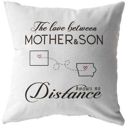 ND-pl20861774-sp-23850 - [ Colorado | Iowa ]Happy Mothers Day Pillow Covers 18x18 - The Love Between Mot