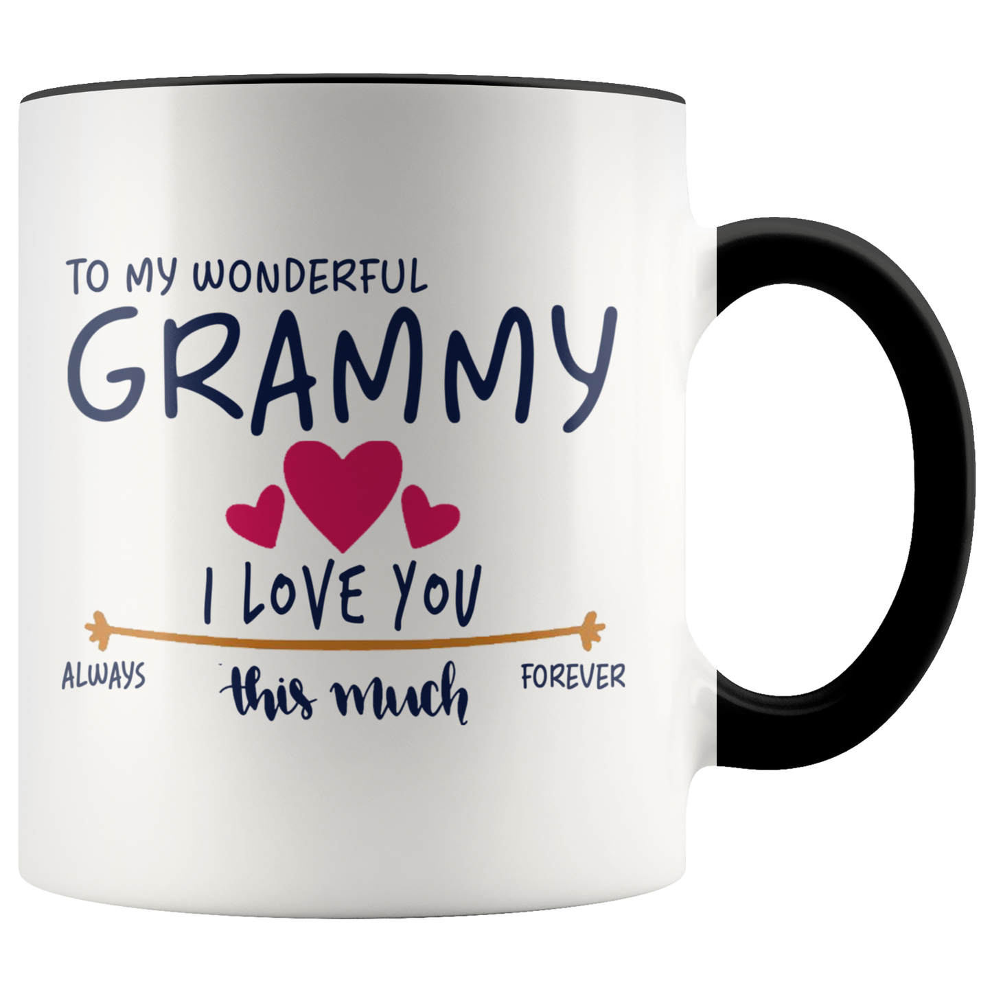 M-21397823-sp-26910 - [ Grammy | 1 | 1 ] (CC_Accent_Mug_) Mother Day Gifts - To My Wonderful Grammy I Love You This Mu