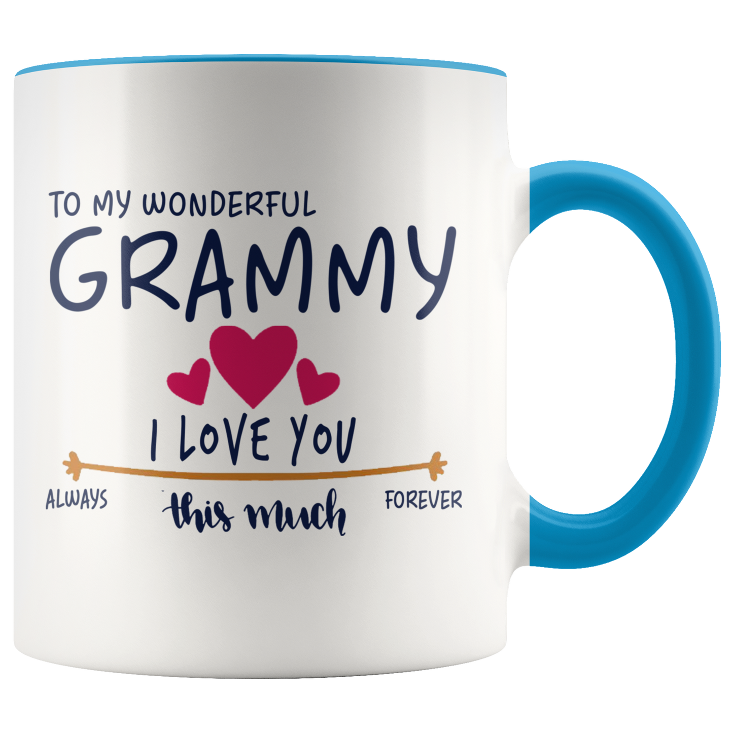 M-21397823-sp-26910 - [ Grammy | 1 | 1 ] (CC_Accent_Mug_) Mother Day Gifts - To My Wonderful Grammy I Love You This Mu