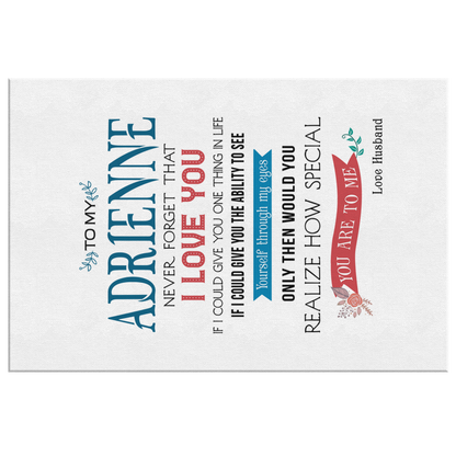 ND-C20450340-sp-26485 - [ Adrienne | 1 ] (CC_Canvas_Portrait_16x24_None) Canvas Wall Art for Living Room 16″ x 24 - to My Adrienne