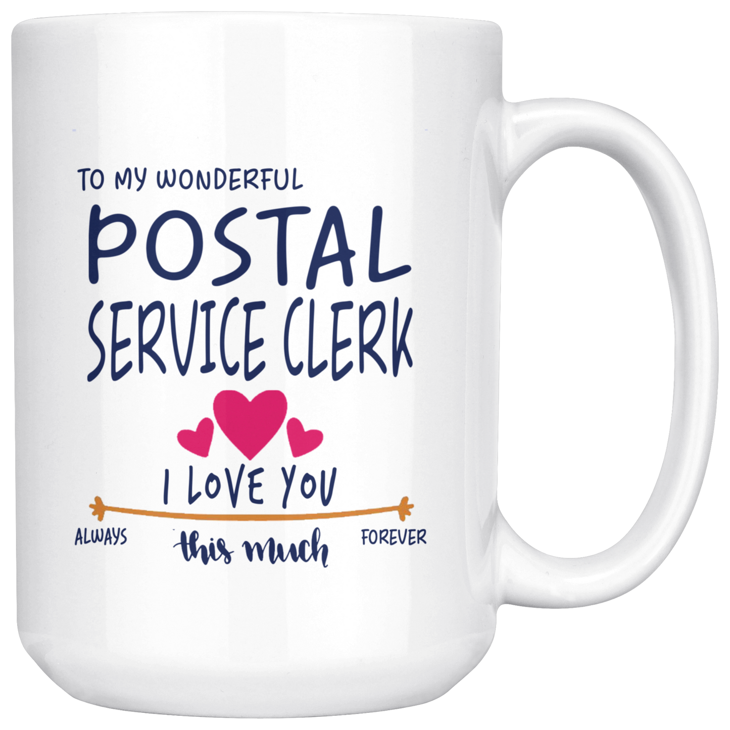 M-20410370-sp-23194 - New Job Mug Christmas - To My Wonderful Postal Service Clerk