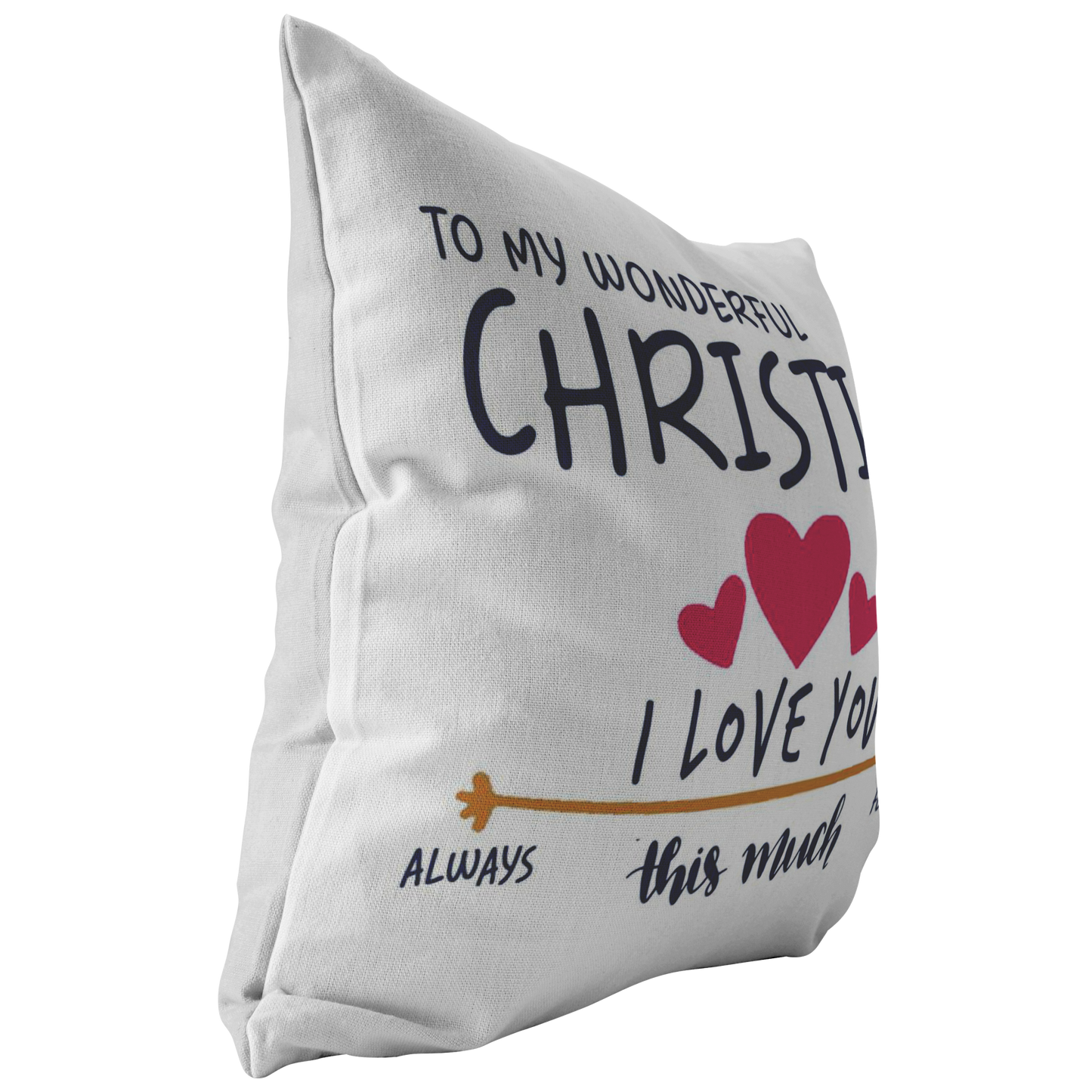 PL-21250658-sp-22030 - Valentines Day Pillow Covers 18x18 - to My Wonderful Christi