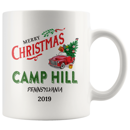 ND20701848-sp-17025 - Merry Christmas 2019 Ceramic Mug Camp Hill Pennsylvania Stat