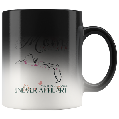 M-20321571-sp-24100 - [ Virginia | Florida ]Personalized Mothers Day Coffee Mug - My Mom Forever Never A