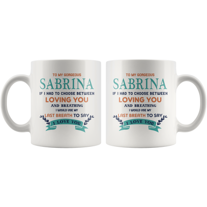 ND20393643-sp-27443 - [ Sabrina | 1 ] (mug_11oz_white) Happy Christmas Gift For Wife From Husband Coffee Mug 11oz -