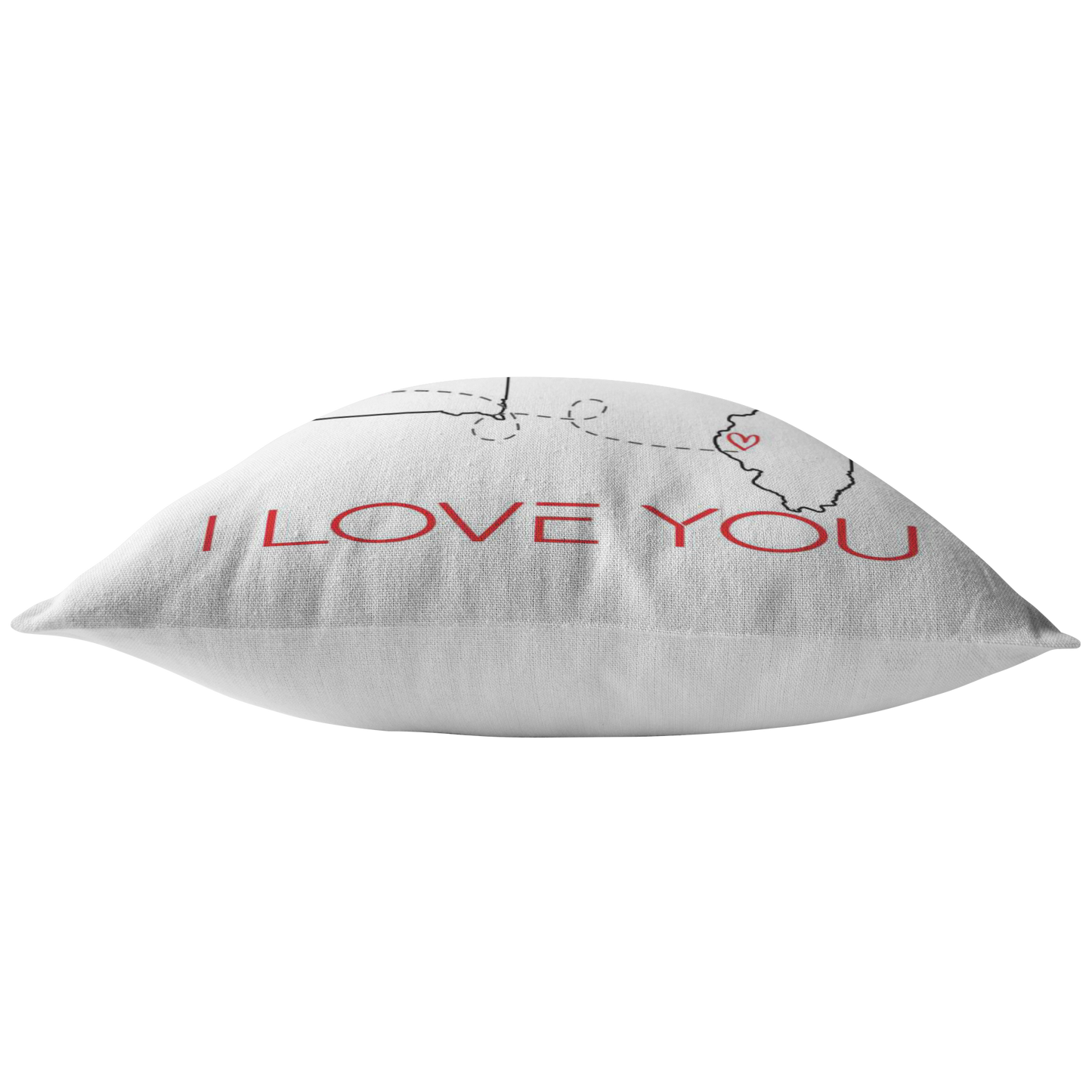 ND-pl20419438-sp-35436 - [ South Dakota | Illinois | Father And Daughter ] (PI_ThrowPillowCovers) Happy Decoration Personalized - The Love Between Mother/Fath