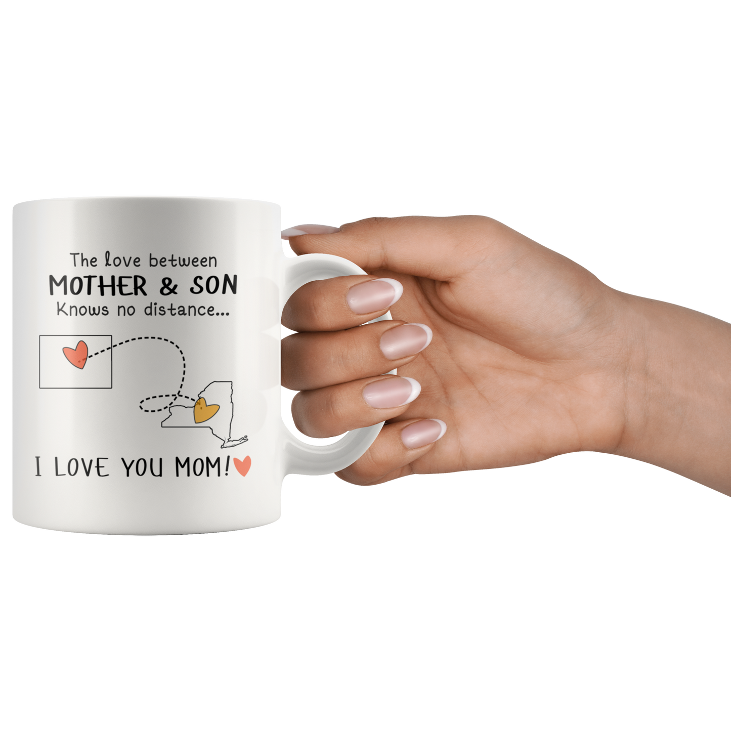 HNV-CUS-GRAND-sp-24076 - [ Colorado | New York ]Fathers Day Gifts Personalized Fathers Day Gifts Coffee Mug