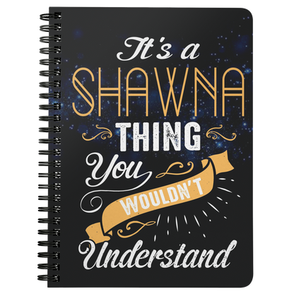 NBook20800184-sp-23123 - Unique Back To School Notebooks Gift For Shawna - Its a Sha