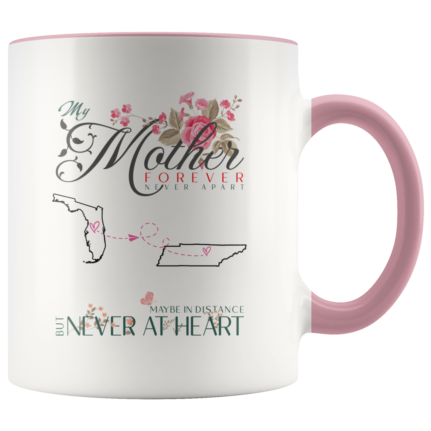 M-21332903-sp-23902 - [ Florida | Tennessee ]Mothers Day Gifts Coffee Mug Distance Florida Tennessee - My