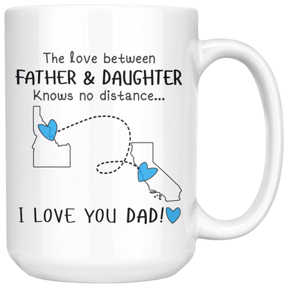 HNV-CUS-GRAND-sp-23689 - [ Idaho | California ]Fathers Day Gifts Personalized Fathers Day Gifts Coffee Mug