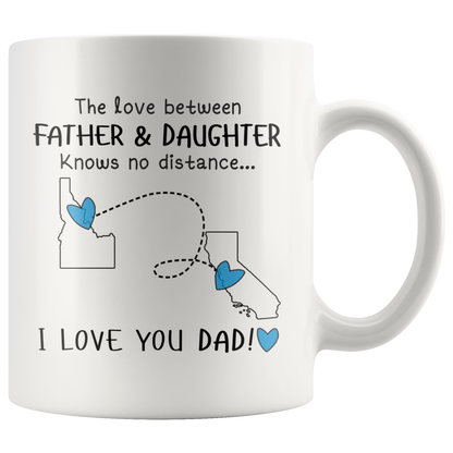 HNV-CUS-GRAND-sp-23689 - [ Idaho | California ]Fathers Day Gifts Personalized Fathers Day Gifts Coffee Mug