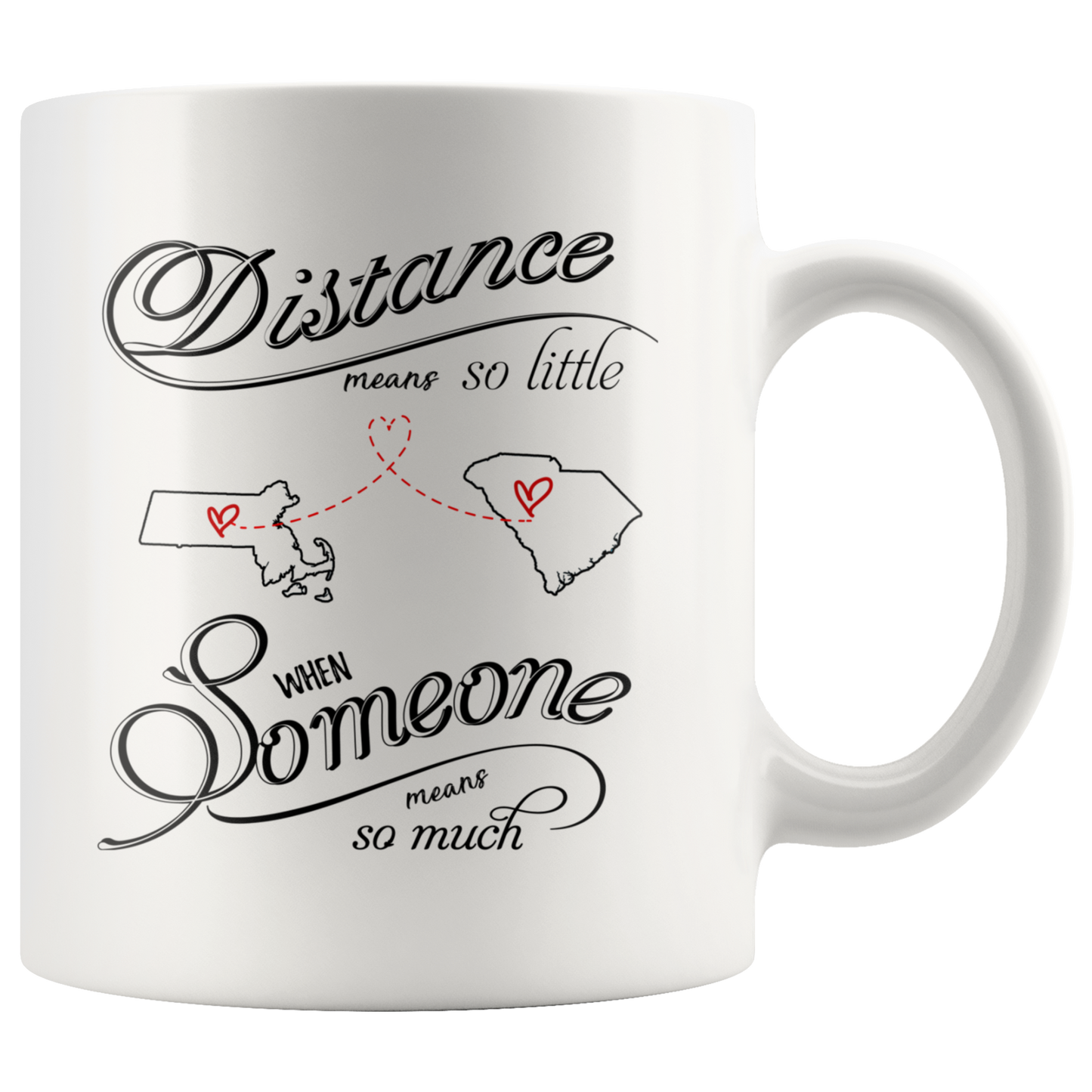 M-20485394-sp-22823 - Mothers Day Coffee Mug Massachusetts South Carolina Distance