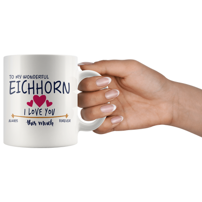 M-20380621-sp-17755 - Merry Christmas Mug Gift - To My Wonderful Eichhorn I Love Y