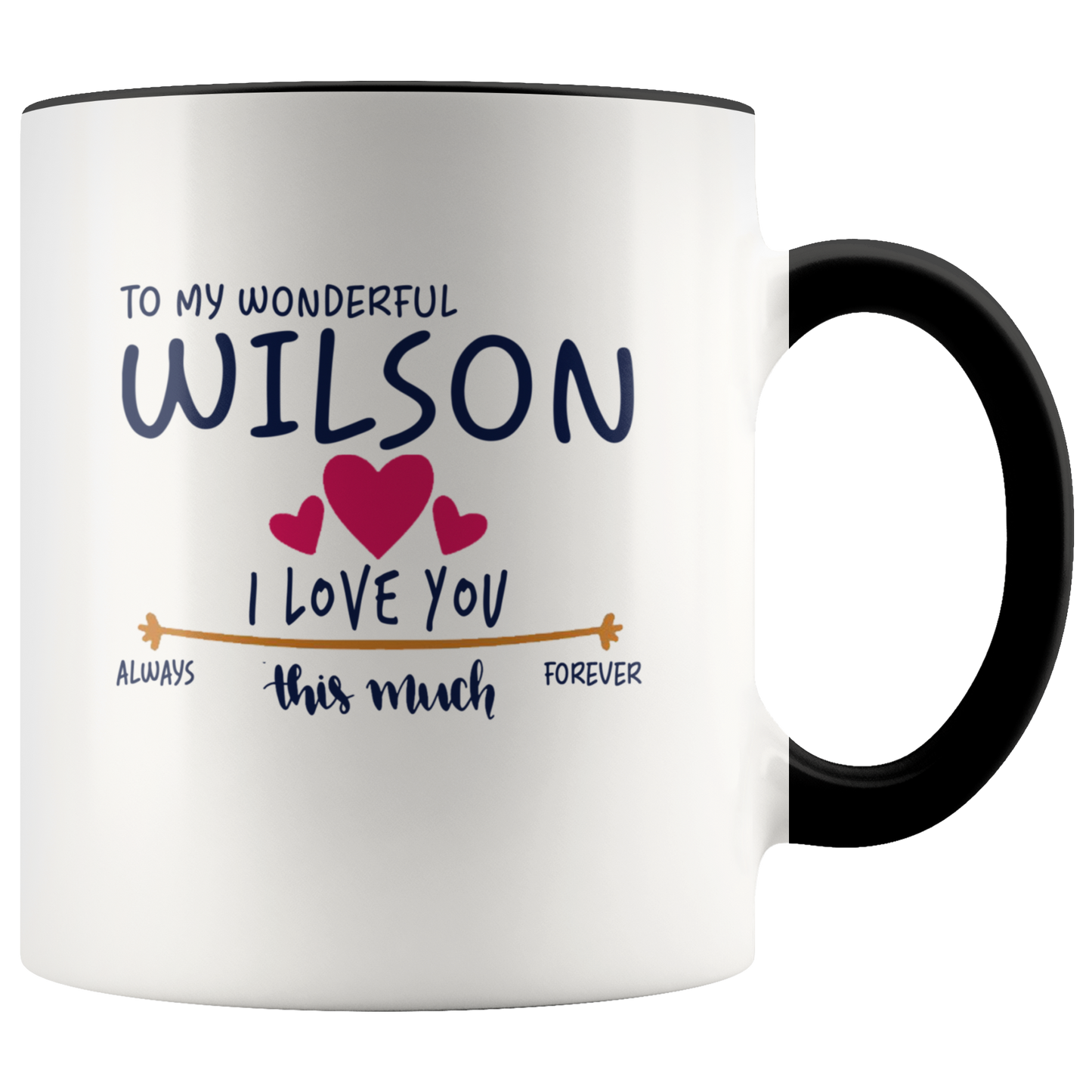 M-21260817-sp-23225 - Valentines Day Coffee Mug With Name Wilson - To My Wonderful